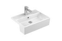 Раковина полувстраиваемая Villeroy & Boch Memento 2.0 550х425 мм 41335501 альпийский белый