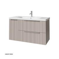 Тумба под раковину Caprigo Rain 100 976х446 мм (2 ящика, 1 дверь) 36515L SF-022 сансет