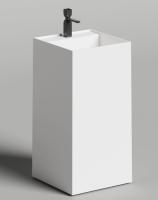 Раковина напольная Salini Armonia Square Top 01 450x450 мм S-Stone 130521TM белый матовый