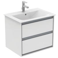 Тумба под раковину Ideal Standard Connect Air 600x440 мм E0818KN белый глянец/светло-серый матовый