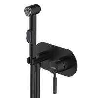 Комплект гигиенического душа WasserKraft Gollach встраиваемый 3338 матовый чёрный