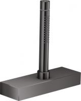 Душевой набор на борт ванны Axor Edge 2jet 46470330 полированный чёрный хром