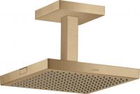 Верхний душ Axor ShowerSolutions 240 1jet с потолочным подсоединением 10929140 шлифованная бронза