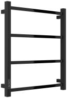 Полотенцесушитель электрический Стилье Формат 26 600х500 мм левый 17527-6050 чёрный