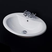 Раковина врезная Caprigo 550х440 мм DUO 5544 белый