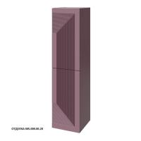 Пенал Caprigo Modo Quarta 1400х350х334 мм эмаль левый 35750L EML 045 тёмно-фиолетовый