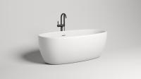 Ванна отдельностоящая Salini Luce S-Stone 170х86 см 100121M белый матовый