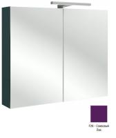 Зеркальный шкаф Jacob Delafon 800х650х143 мм EB796RU-F26 сливовый глянцевый