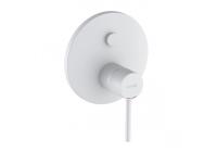 Смеситель Kludi Bozz (внешняя часть для 2 потребителей) 386595376 белый матовый