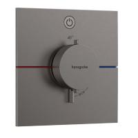 Термостат Hansgrohe ShowerSelect Comfort E (внешняя часть для 1 потребителя) 15571340 шлифованный чёрный хром