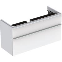 Тумба под раковину Geberit Smyle Square 1184х470х617 мм 500.355.00.1 белый глянец