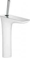 Смеситель для раковины Hansgrohe PuraVida 200 ComfortZone 15081400 белый/хром