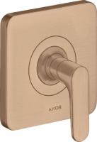 Запорный вентиль Axor Citterio M (внешняя часть) 34960310 шлифованное красное золото