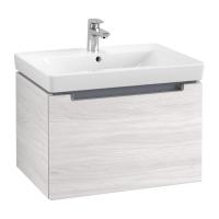 Тумба под раковину Villeroy & Boch Subway 2.0 637х454 мм A68810E8 белое дерево