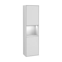 Пенал Villeroy & Boch Finion 418х270х1516 мм петли слева F460GFGF белый глянцевый/белый глянцевый