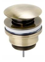 Донный клапан Paini клик-клак универсальный 53F3945ETSR старая бронза