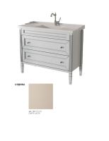 Тумба под раковину Caprigo Albion Promo 100 980х450 мм (2 ящика) 33322 B074 кофе латте