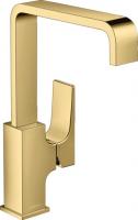 Смеситель для раковины Hansgrohe Metropol 230 ComfortZone поворотный излив 32511990 полированное золото