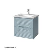 Тумба под раковину Caprigo Modo Terza 60 574х452 мм эмаль 35611EML 043 бело-голубой