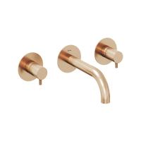 Смеситель для раковины Ravak Espirit ES 019.60RGB.O1 настенный X070350 матовое розовое золото