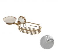 Мыльница с карзинкой Migliore Provance настенная ML.PRO-60.526.CR хром