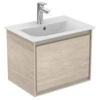 Тумба под раковину Ideal Standard Connect Air 500х360 мм E0817UK светло-коричневое дерево/светло-коричневый матовый