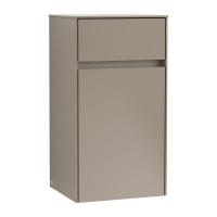 Боковой шкафчик Villeroy & Boch Collaro 404x748 мм петли слева C03200VG трюфель серый