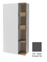 Подвесная колонна Jacob Delafon Terrace Premium 750х350х1500 мм петли слева EB1741GRU-442 серый антрацит глянцевый