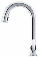 Смеситель для кухни Jacob Delafon Sensate сенсорный с выдвижным изливом E72218-B7-VS матовая сталь