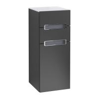 Тумба Villeroy & Boch Subway 2.0 354х370 мм A7121SFP серый глянцевый