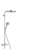Душевая система с термостатом для душа Hansgrohe Raindance Select S Showerpipe 300 2jet 27133400 белый/хром