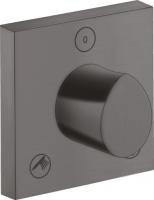 Запорный/переключающий вентиль Axor Starck Organic Trio/Quattro (внешняя часть) 12731340 шлифованный чёрный хром