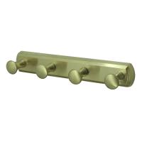 Планка с 4 крючками WasserKraft Aisch K-1074BRUSHED GOLD матовое золото