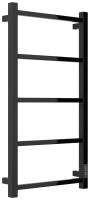 Полотенцесушитель электрический Стилье Формат 26 800х400 мм правый 17526-8040 чёрный