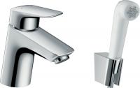 Смеситель для раковины Hansgrohe Logis 70 ComfortZone с гигиеническим душем 71290000 хром