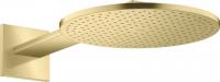 Верхний душ Axor ShowerSolutions 300 2jet с держателем 35303950 шлифованная медь