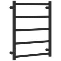 Полотенцесушитель электрический Стилье Формат 27 600х500 мм левый 31529-6050 матовый чёрный