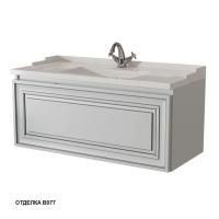 Тумба под раковину Caprigo Ponza-A 100 990х469 мм 13514 В077 бело-серый