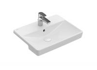 Раковина полувстраиваемая Villeroy & Boch Avento 550х440 мм 4A065501 альпийский белый