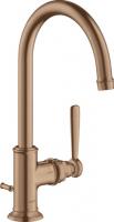Смеситель для раковины Axor Montreux 210 ComfortZone 16517310 шлифованное красное золото
