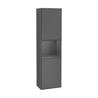 Пенал Villeroy & Boch Finion 418х270х1516 мм петли слева F460GKGK матовый антрацит/матовый антрацит
