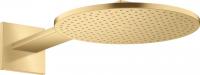 Верхний душ Axor ShowerSolutions 300 2jet с держателем 35303250 шлифованное золото