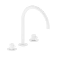 Смеситель для раковины Ravak Espirit ES 018.10WV на три отверстия 270 мм X070238 матовый белый