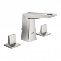 Смеситель для раковины Grohe Allure Brilliant S-Size на 3 отверстия 20 342 DC0 суперсталь