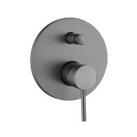 Смеситель встраиваемый Caprigo Don (для 2 потребетелей) 53-051-GUN оружейная сталь