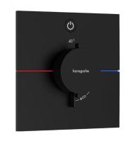 Термостат Hansgrohe ShowerSelect Comfort E (внешняя часть для 1 потребителя) 15571670 матовый чёрный