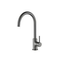 Смеситель для кухни Aquatek Европа AQ1382BGM шлифованный чёрный хром