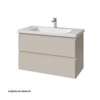 Тумба под раковину Caprigo Forte 90 870х446 мм эмаль 36113EML 052 светло-кофейный