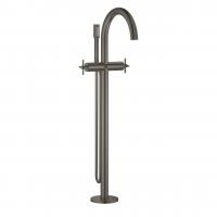 Смеситель для ванны Grohe Atrio напольный 25 044 AL3 тёмный графит матовый