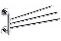 Полотенцедержатель тройной поворотный Bemeta Omega 104204112 хром